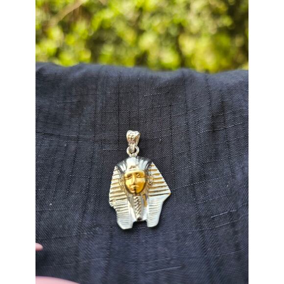 other Jewelry - 915 Solid Sterling Silver King Tut Pendant